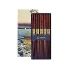 cnb-twist-brown-chopstick-giftset-5 - Tokyo Design Studio Twist Brown Chopstick Giftset 5