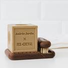 andree-jardin-marseille-olive-soap-brush-holder-heritage-set - Andree Jardin Soap & Nail Brush Heritage Set