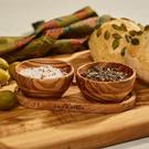cole-mason-portobello-olive-wood-pinch-pots-set - Cole & Mason Portobello Olive Wood Pinch Pot Set