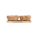 cole-mason-portobello-olive-wood-pinch-pots-set - Cole & Mason Portobello Olive Wood Pinch Pot Set