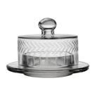 cote-table-azelie-round-butter-dish-glass - Cote Table Round Butter Dish Glass Azelie
