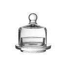 cote-table-butter-dish-round-isigny-9cm-glass - Cote Table Round Butter Dish Glass Isigny