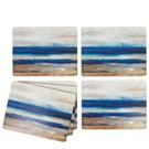 ct-blue-abstract-pk-6-prem-mats - Creative Tops Blue Abstract Pack Of 6 Premium Placemats