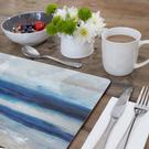 ct-blue-abstract-pk-6-prem-mats - Creative Tops Blue Abstract Pack Of 6 Premium Placemats