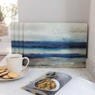 ct-blue-abstract-pk-6-prem-mats - Creative Tops Blue Abstract Pack Of 6 Premium Placemats