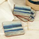 ct-blue-abstract-premium-coasters - Creative Tops Blue Absract Pack Of 6 Premium Coasters