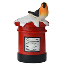 culpit-postbox-topper-and-robin - Resin Post Box With Robin Cake Topper