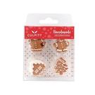 culpitt-sugar-decorations-gingerbread-village-12pc - Culpitt Gingerbread Village Sugar Decorations