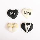 culpitt-sugar-decorations-mr-mrs-12pc - Culpitt Sugar Piping Mr & Mrs 12pc 