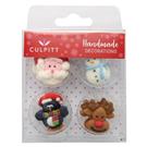 culpitt-sugar-piping-xmas-friends - Culpitt Sugar Piping Christmas Friends 12pc