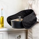 dexam-black-double-oven-glove - Dexam Love Colour Black Double Oven Gloves