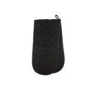 dexam-black-double-oven-glove - Dexam Love Colour Black Double Oven Gloves