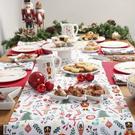dexam-nutcracker-table-runner-reversible - Dexam Nutcracker Recycled Cotton Reversible Table Runner