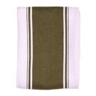 dexam-striped-tea-towel-love-colour-olive-green - Dexam Love Colour Striped Tea Towel Olive Green