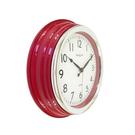 dunlevy-red-classic-wall-clock-14inch - Dunlevy Red Classic Wall Clock 14inch