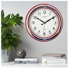 dunlevy-red-classic-wall-clock-14inch - Dunlevy Red Classic Wall Clock 14inch