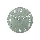 dunlevy-sage-green-luna-wall-clock-12inch - Dunlevy Sage Green Luna Wall Clock 12inch
