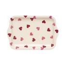 eb-pink-hearts-small-tin-tray - Emma Bridgewater Pink Hearts Small Tin Tray