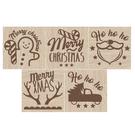 edd-christmas-wooden-cookie-stamp-cutter-set - Christmas Wooden Cookie Stamp & Cutter Set