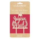 edd-wooden-cake-topper-joyeux-noel - Eddingtons Wooden Joyeux Noel Cake Topper