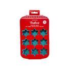 eddingtons-christmas-snowflake-silicone-tray-12 - Eddingtons Festive Mold Snowflake Silicone Tray 12 Cup