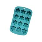eddingtons-christmas-snowflake-silicone-tray-12 - Eddingtons Festive Mold Snowflake Silicone Tray 12 Cup