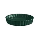 emile-henry-deep-flan-dish-cedar-green-28cm - Emile Henry Deep Flan Dish Cedar Green 28cm 