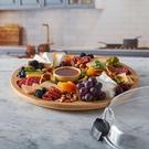 farberware-build-a-board-bamboo-divided-serving-board - Farberware Build-a-Board Bamboo Divided Serving Board