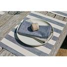 flint-blue-wide-stripe-placemat-set-of-2-33-x-45cm - Walton & Co Flint Blue Wide Stripe Placemat Set of 2