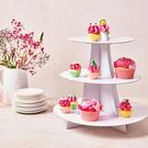 funcakes-3-tier-cupcake-stand-white - FunCakes 3 Tier Cupcake Stand Display White