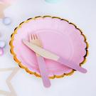 funcakes-partydeco-plates-light-pink-18cm - Funcakes PartyDeco Plates Light Pink 18cm pk-6