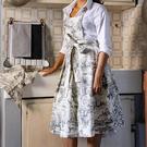 gilda-apron-black-toile-de-jouy - Gilda Apron Black Toile de Jouy
