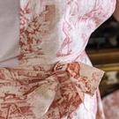 gilda-apron-pink-toile-de-jouy - Gilda Apron Pink Toile de Jouy
