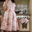 gilda-apron-pink-toile-de-jouy - Gilda Apron Pink Toile de Jouy