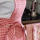 gilda-apron-red-gingham - Gilda Apron Red Gingham