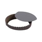 gobel-round-fluted-tart-tin-removable-base-28cm - Gobel Round Fluted Tart Tin Removable Base 28cm