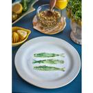hadden-large-plate-green-fish-stoneware - Hadden Plate Large Green Fish Stoneware