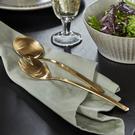 house-doc-salad-servers-golden - House Doctor Golden Salad Servers 