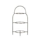 house-doctor-antique-brass-3tier-plate-stand - House Doctor Antique Brass Finish 3 Tier Plate Stand