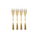 house-doctor-cake-fork-golden-set-of-4 - House Doctor Golden Cake Fork Set of 4