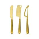 house-doctor-golden-cheese-knives  - House Doctor Golden Cheese Knives Set