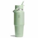 hydroflask-32oz-wide-flex-straw-travel-bottle-aloe - Hydroflask Wide Mouth Travel Bottle with Flex Straw Cap Aloe 32oz (946ml)