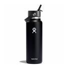 hydroflask-black-32oz-wide-flex-straw-cap - Hydro Flask Wide Flex Straw Cap Black 32oz(946ml)