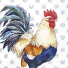 ihr-albert-rooster-cocktail-napkins - IHR Cocktail Napkins Albert Rooster 