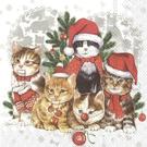 ihr-christmas-lunch-napkins-cat-mas - IHR Christmas Lunch Napkins Cat-Mas