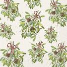 ihr-christmas-lunch-napkins-mistletoes-cream - IHR Christmas Lunch Napkins Mistletoes Cream