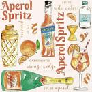 ihr-cocktail-napkins-aperol-spritz - IHR Cocktail Napkins Aperol Spritz