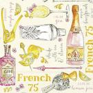 ihr-cocktail-napkins-french-75 - IHR Cocktail Napkins French 75