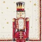 ihr-cocktail-napkins-nutcracker-figure - IHR Cocktail Napkins Nutcracker Figure 