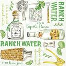 ihr-cocktail-napkins-ranch-water - IHR Cocktail Napkins Ranch Water 